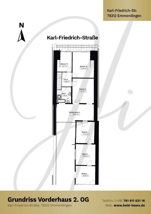 DG / 2. OG Vorderhaus und Anba