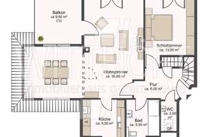 Zwischen AEZ und Alsterlauf - lichtdurchflutete 3-4 Zimmer Wohnung! – Poppenbüttler Landstraße 36, 22391 Poppenbüttel, Hamburg – Vorschaubild 2