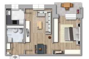 Zwei Zimmer in Kannenstieg... MIT BALKON! – 39128 Kannenstieg, Magdeburg – Vorschaubild 3