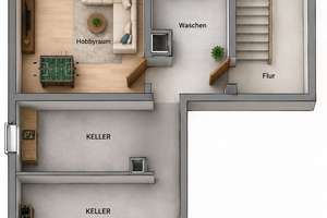 Haus in zweiter Baureihe mit kleinem Garten, Carport und Garage – Die vollständige Adresse der Immobilie erhältst du vom Anbieter., 67105 Schifferstadt – Vorschaubild 17