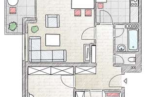 3 Zimmerwohnung in der Aaseestadt – 48151 Aaseestadt, Münster – Vorschaubild 7