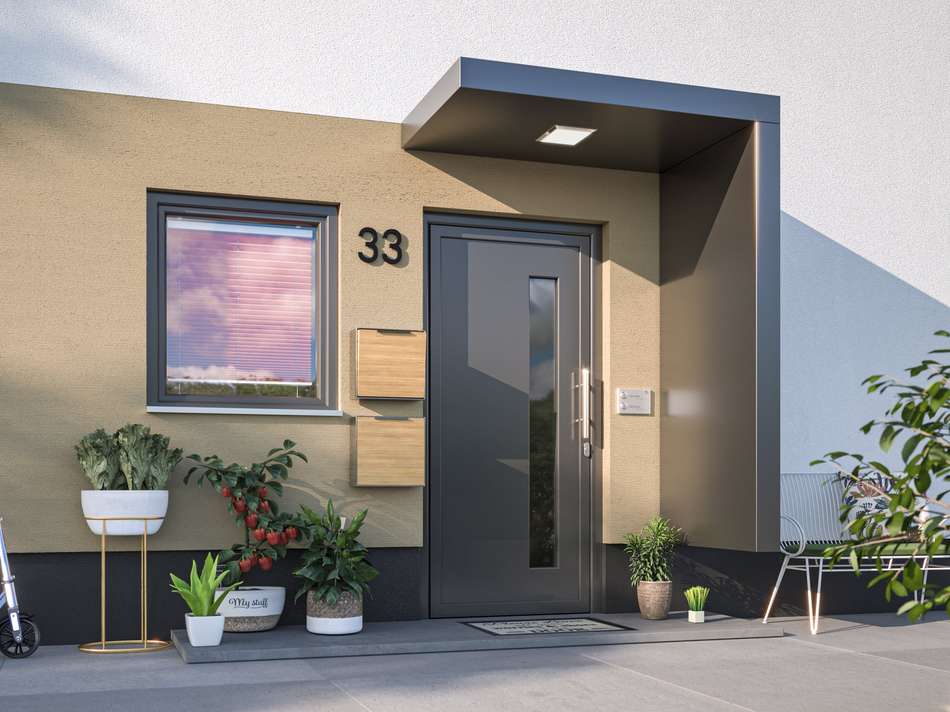 SW - Vordach Eingang