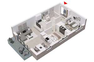 Gemütliche 3-Zimmer-EG-Wohnung im Neubau in Münster Hiltrup mit Terrasse Garten & PKW-Stellplatz – 48165 Hiltrup-Mitte, Münster – Vorschaubild 33