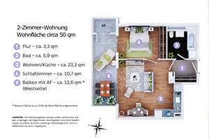 2 Zi. München-Pasing, moderne Etagenwohnung mit Aufzug, direkt neben den Pasing Arkaden, – Die vollständige Adresse der Immobilie erhältst du vom Anbieter., 81241 Pasing, München – Vorschaubild 31