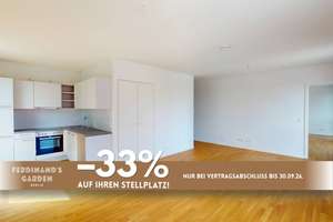 Geräumige 2-Zimmer-Wohnung mit EBK und 2 BALKONEN im Neubauquartier 'Ferdinand's Garden'