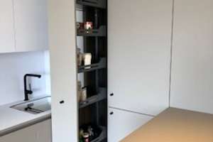 Voll möbliertes Design-Apartment „All in One“ , 7. Stock Westbalkon, OHNE Makler, frei! – Helene-Mayer-Ring 14, 80809 Am Riesenfeld, München – Vorschaubild 8