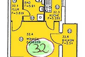 Wohnen über den Dächern von Magdeburg - gemütliche 2-Raum-Wohnung mit Einbauküche in Stadtfeld Ost! – A-Puschkin-Str. 10, 39108 Magdeburg – Vorschaubild 7