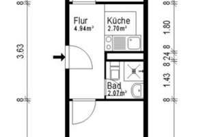 Kleine Wohnung - viele Möglichkeiten! – Die vollständige Adresse der Immobilie erhältst du vom Anbieter., 81829 Trudering-Riem (Ortsteil), München – Vorschaubild 8