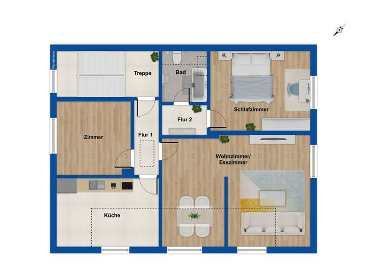 Grundriss Obergeschoss