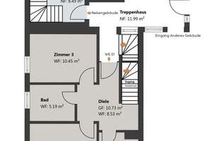Großzügiges Zweiparteienhaus mit Gewerbeeinheit – insgesamt ca. 389 m² Fläche – Die vollständige Adresse der Immobilie erhältst du vom Anbieter., 85410 Haag an der Amper – Vorschaubild 22