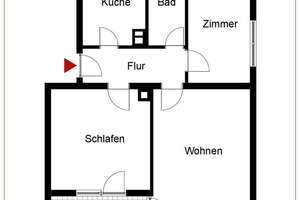 *** Einziehen & Wohlfühlen: frisch sanierte Dreizimmerwohnung mit zwei Balkonen und Kachelofen *** – Die vollständige Adresse der Immobilie erhältst du vom Anbieter., 68309 Käfertal, Mannheim – Vorschaubild 6