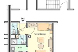 1-Zimmer-Wohnung in Freiberg – 70437 Freiberg, Stuttgart – Vorschaubild 2