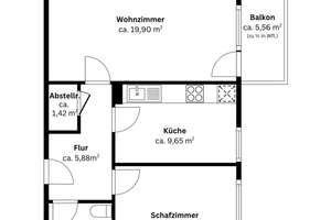 Gepflegte 2-Zimmer-Erdgeschoss-Wohnung mit Balkon in Neuburg – Die vollständige Adresse der Immobilie erhältst du vom Anbieter., 86633 Neuburg an der Donau – Vorschaubild 31
