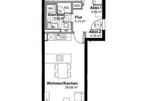 2 Zi-Wohnung Erstbezug fußläufig 8 min zu U-und S-Bahn – 80995 Feldmoching, München – Vorschaubild 3