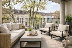 Top-Ausstattung // Süd-Balkon // Neubau-Zustand //sofort einziehen – 63067 Messehalle, Offenbach am Main – Vorschaubild 2