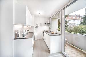 Helles City-Apartment am Luitpoldpark Schwabing mit Balkon zum Innenhof – Hiltenspergerstraße 79, 80796 Am Luitpoldpark, München – Vorschaubild 4