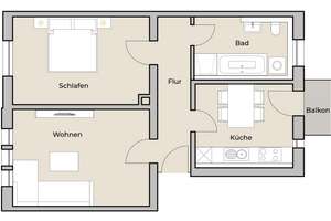 2 Zimmer Altbauwohnung mit Einbauküche, Balkon & Parkett – Tram 5 Schuckertstraße – Markgrafenstr. 11, 90459 Gugelstraße, Nürnberg – Vorschaubild 15