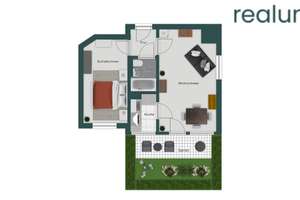 Vermietete 2 ZI-ETW mit Terrasse und Garten in Wiesbaden Südost – Die vollständige Adresse der Immobilie erhältst du vom Anbieter., 65189 Südost, Wiesbaden – Vorschaubild 12
