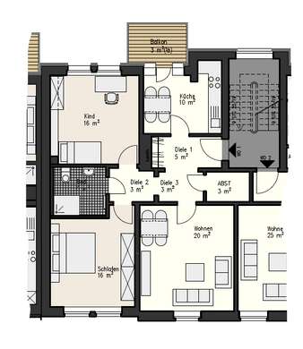 Sanierte Wohnung im Herzen von Meinerzhagen