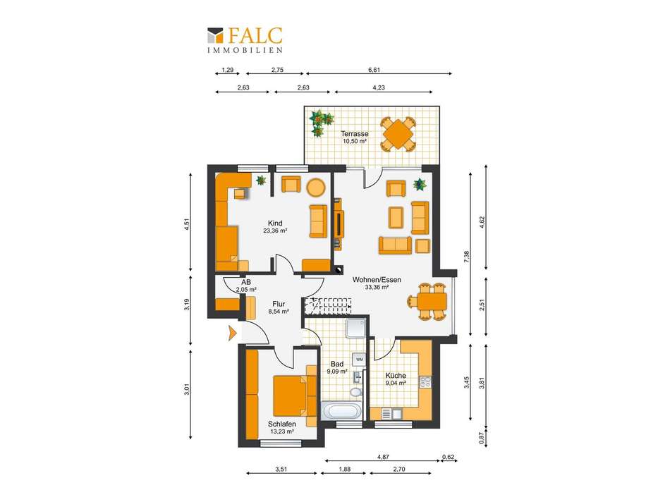 Grundriss Wohnung 
