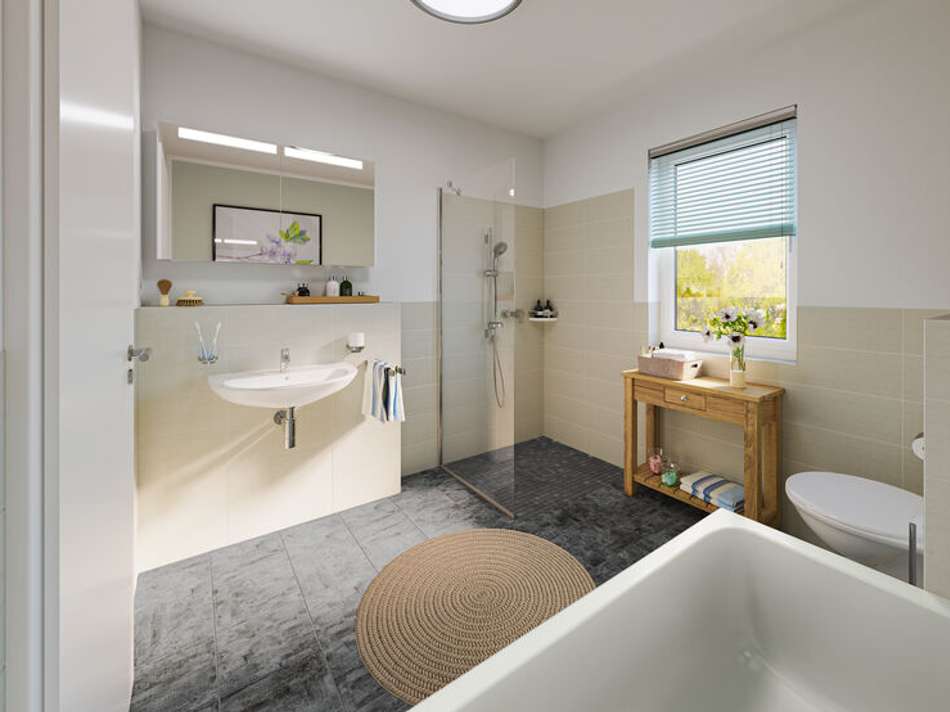 Wohnbeispiel Badezimmer.