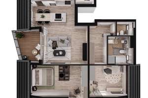 Exklusiver Wohntraum unterm Dach - 98,8 m²-Neubauwhg. am Unterbacher See - sofort bezugsfertig! – Die vollständige Adresse der Immobilie erhältst du vom Anbieter., 40627 Unterbach, Düsseldorf – Vorschaubild 10