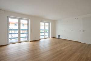 Erstbezug  Sept.: Attraktive 2-Zimmer-Wohnung mit großem Balkon, Tageslicht-Badezimmer und Parkett – Marbachstraße 12b, 81369 Mittersendling, München – Vorschaubild 2