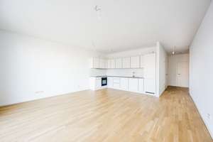 Neubau, Erstbezug: Stilvolle 3-Zimmer-Wohnung mit Balkon im Düsseldorfer Stadtquartier Maxfrei