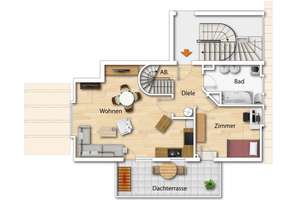Wohngefühl mit Extra-Etage und sonnigem Freiraum -
Maisonette-Wohnung mit Studio und Dachterrasse – Die vollständige Adresse der Immobilie erhältst du vom Anbieter., 90513 Zirndorf – Vorschaubild 4