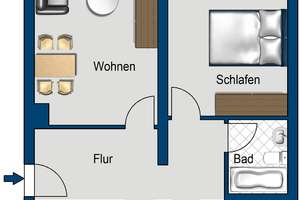Umfassend sanierte 3-Zimmer-Wohnung mit Balkon – Erstbezug nach Modernisierung – Sportstr. 22, 50737 Weidenpesch, Köln – Vorschaubild 3