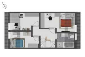 Gepflegtes Reihenhaus mit ausgebautem Dachgeschoss in direkter Berlinnähe – Havelland (Kreis) – Vorschaubild 30