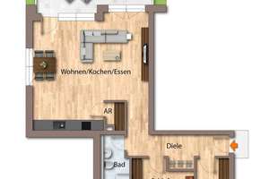 Modernes Zuhause im Grünen – großzügige Eigentumswohnung mit Süd-Balkon – 45239 Heidhausen, Essen – Vorschaubild 13