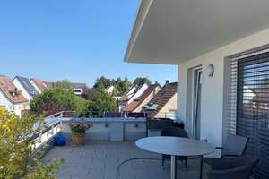 Exklusive, helle 3-Zimmer-Penthouse-Wohnung mit sensationeller Terrasse