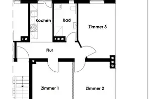 **Sanierte, exklusive 3-Zimmer-Wohnung mit Einbauküche und Balkon** – Fenskestraße 20, 30165 Hannover – Vorschaubild 16