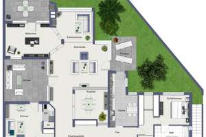 Architektonisches Unikat - Großzügiges Atriumhaus mit offener Bauweise und privaten Garten – Die vollständige Adresse der Immobilie erhältst du vom Anbieter., 48159 Kinderhaus-West, Münster – Vorschaubild 14
