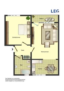 Demnächst zu besichtigen!! 2-Zimmer-Wohnung in Bergkamen Weddinghofen