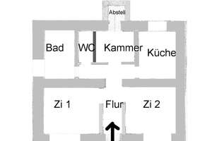 Nähe Missio- Barbarastr.- komfortable 2 Zi- Whg-- Einbauküche--WG geeignet- Separates WC – 97074 Frauenland, Würzburg – Vorschaubild 12