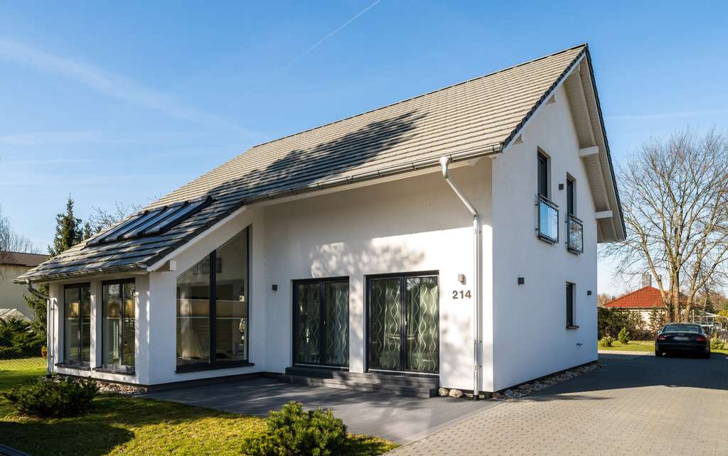 Immobilie in Fredersdorf-Vogelsdorf - * Einfamilienhaus mit Wintergarten - 159 m² - bezugsfertig und förderfähig - 0177 6607302 * - Bild 0