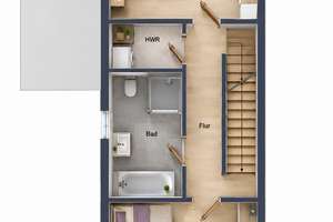 Modernes Familienhaus mit Dachstudio und drei Terrassen in Gehlsdorf – Zur Yachtwerft 61b, 18147 Gehlsdorf, Rostock – Vorschaubild 5
