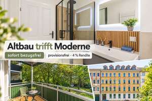 *Wohntraum oder Kapitalanlage: 2-R Altbau in Leipzig | bezugsfrei | provisionsfrei | 4% + 4,25% Afa*