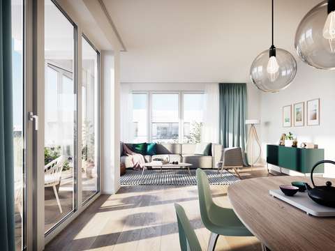 Perfekte Aufteilung Exklusive Barrierefreie 2 Zimmer Wohnung Mit Grosser Loggia