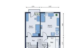 Fast wie ein Doppelhaus: Frisch modernisiertes 3-Zimmer-Hinterhaus am Feldrand mit eigener Terrasse, – Die vollständige Adresse der Immobilie erhältst du vom Anbieter., 21037 Kirchwerder, Hamburg – Vorschaubild 17