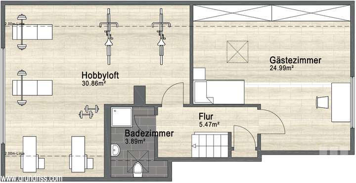 Grundriss Dachgeschoss