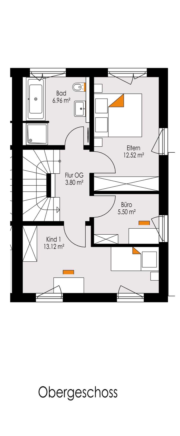Grundriss 1. Obergeschoss