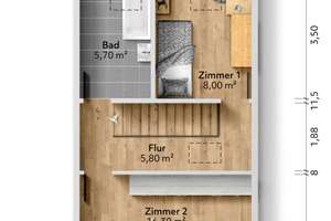 Charmantes Reihenhaus mit Garten, Stellplätzen & Ausbaupotenzial  – Die vollständige Adresse der Immobilie erhältst du vom Anbieter., 42651 Solingen-Mitte, Solingen – Vorschaubild 19