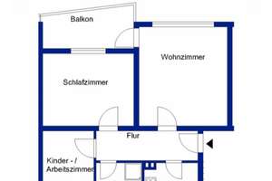 3 Zimmer wohnung  – Örtzestraße 3, 38448 Teichbreite, Wolfsburg – Vorschaubild 3