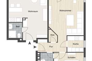 Großzügige 3-Zimmer-Wohnung in Mainz - WG, Teilung in zwei Einheiten oder Eigennutzung möglich – Die vollständige Adresse der Immobilie erhältst du vom Anbieter., 55120 Mombach, Mainz – Vorschaubild 22