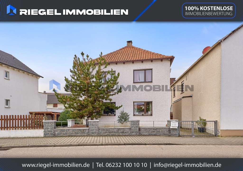 Immobilie in Otterstadt - Sie hier? Wir auch! Behagliches Einfamilienhaus mit modernem Kachelofen Terrasse und Garten - Bild 0