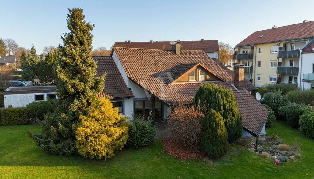 Immobilie in Wassertrüdingen - Freistehendes Einfamilienhaus mit Einliegerwohnung und eingewachsenen Garten in ruhiger Wohnlage - Bild 1