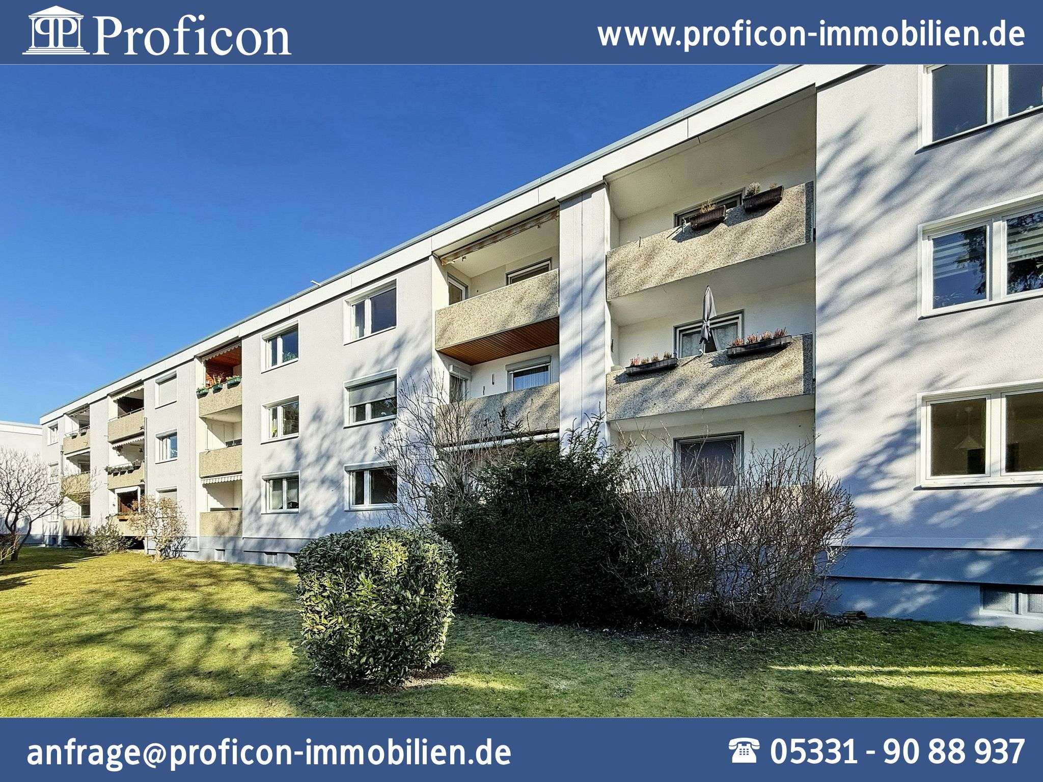 Gestalten Sie hier Ihr neues Zuhause: 3-Zi-ETW u.a. mit Loggia und Kfz-EP in Wolfenbüttel zu kaufen!, Wolfenbüttel Kreis – Bild 1